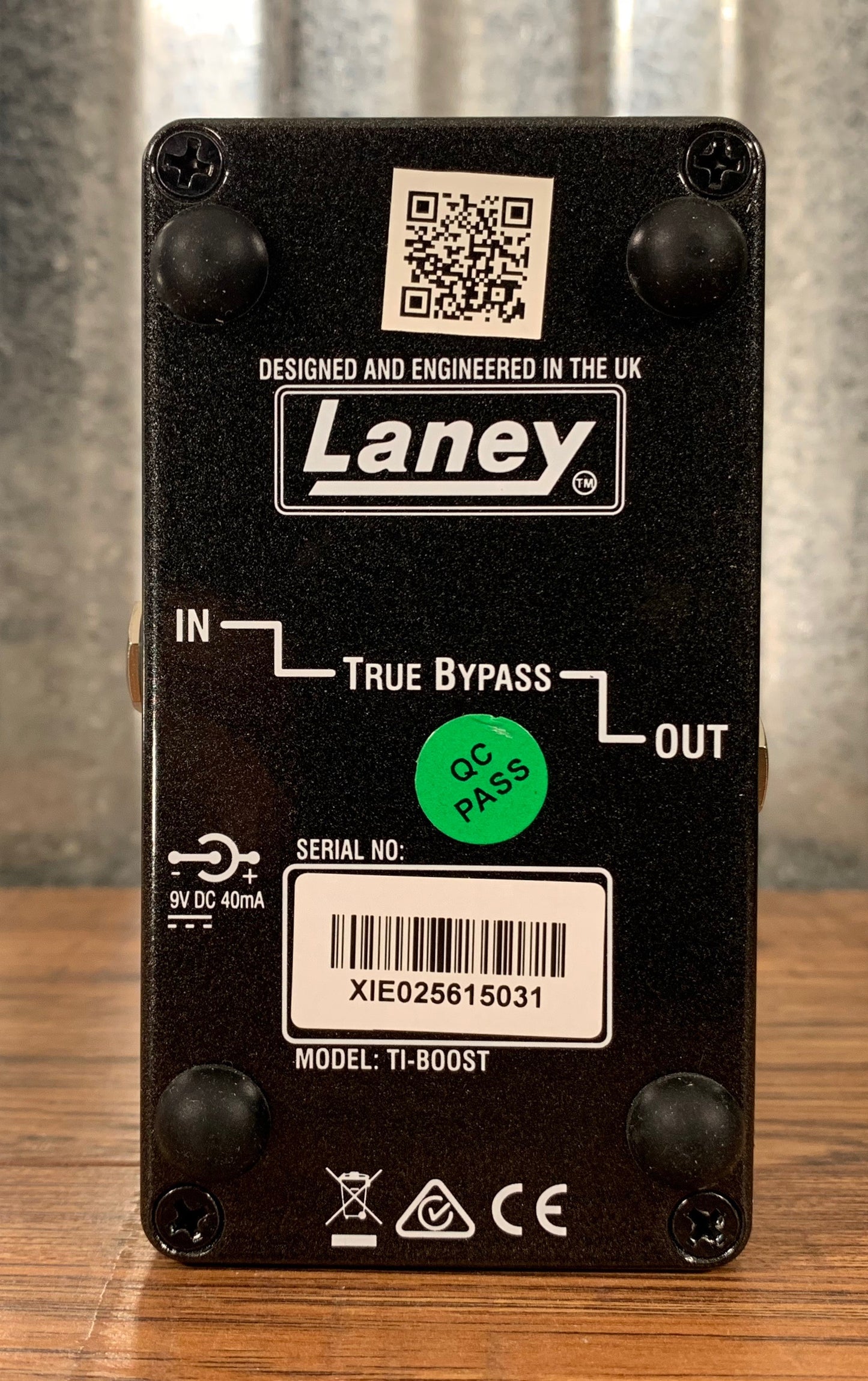 Laney Black Country Customs Tony Iommi Signature Boost Guitar Effect Pedal TI-Boost