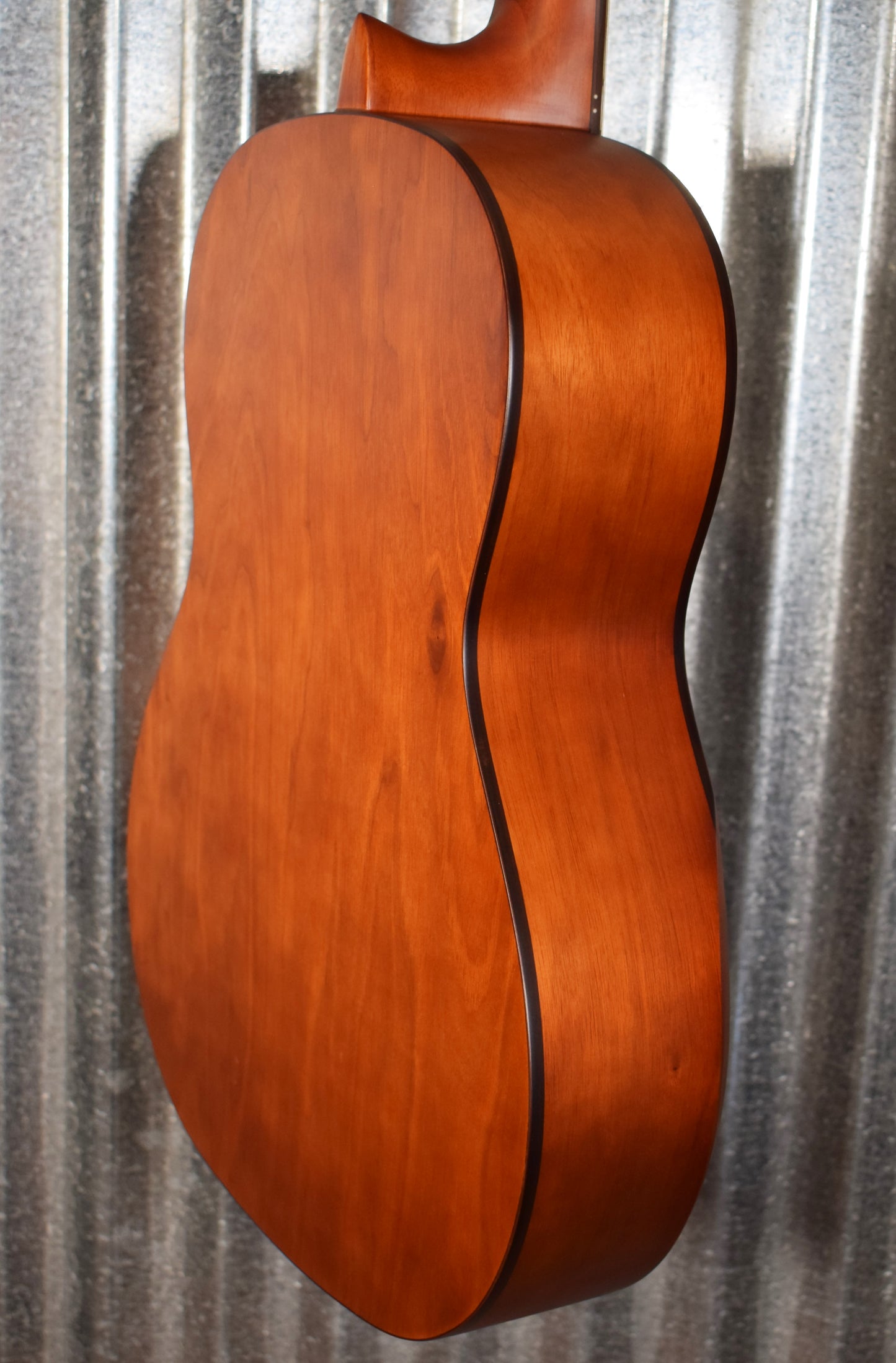 Ortega R55DLX-BFT Solid Top Nylon String Acoustic Guitar Bourbon Fade #0220