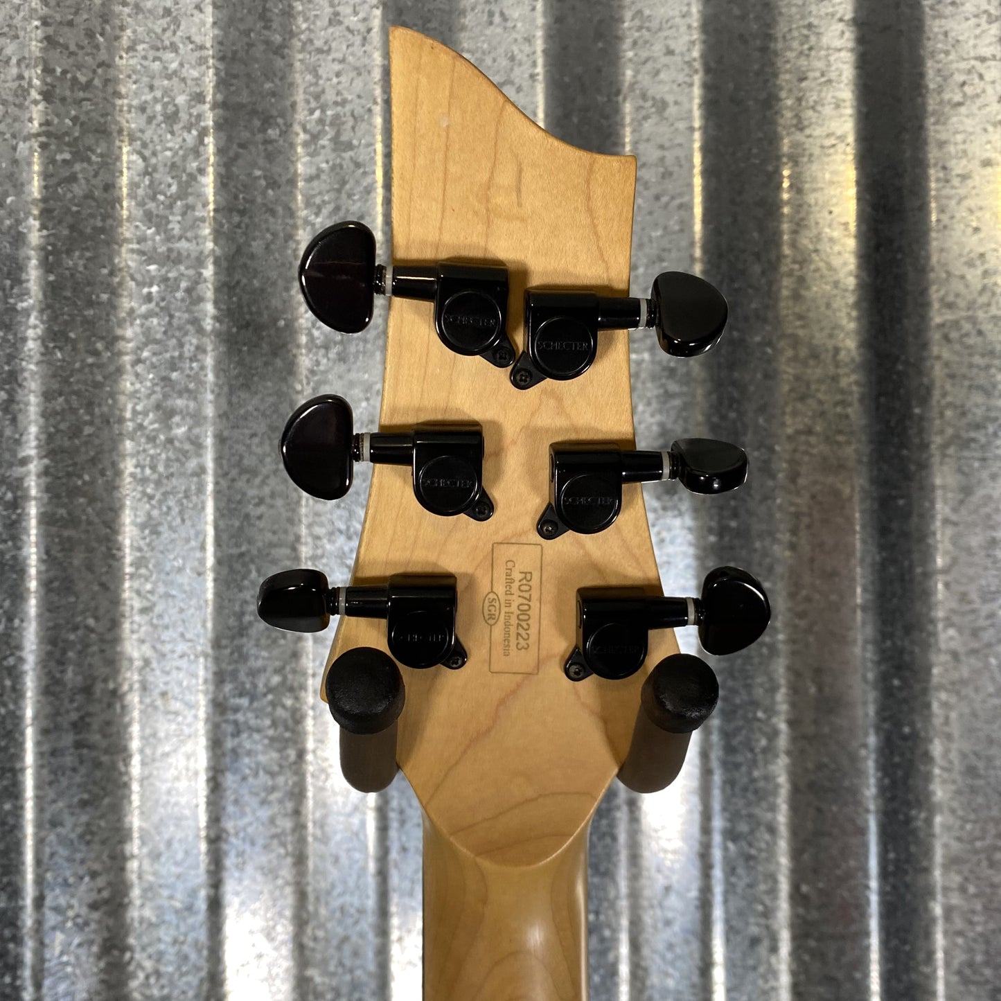 Schecter Diamond Series Omen-6 Walnut Satin Guitar #0223 Used
