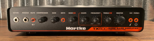 Hartke TX600 600 Watt Lightweight Tube Preamp Bass Amplifier Head