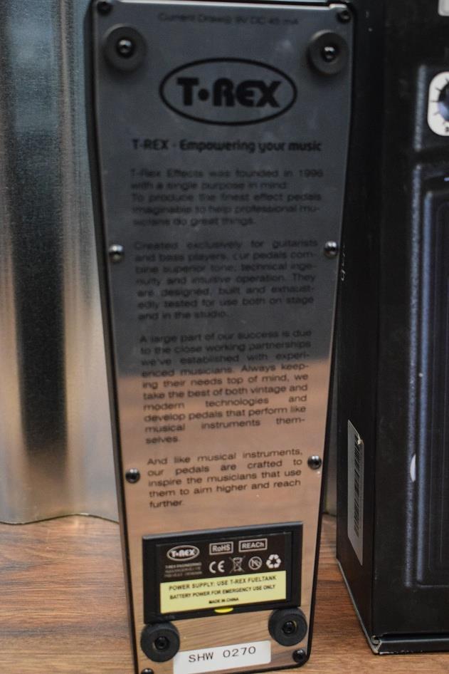 T-Rex Engineering Shafter Triple Mode Wah Guitar Effect Pedal Demo #270
