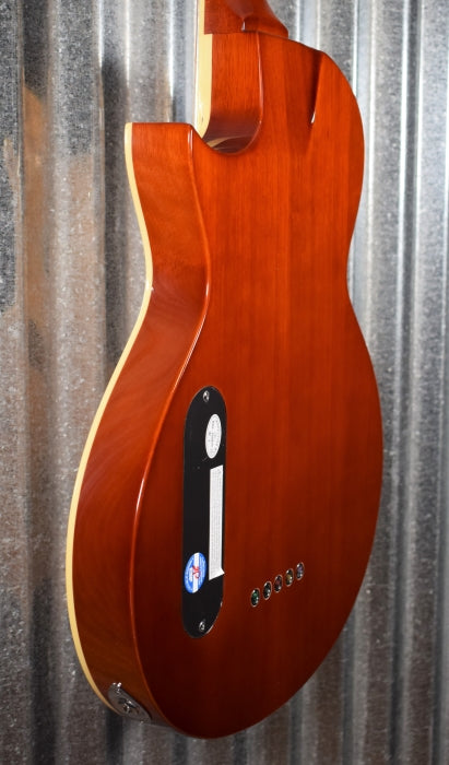 ESP LTD TL-5 Spalted Maple Thinline 5 String Acoustic Electric Bass LTL5SMNAT & Case #1008