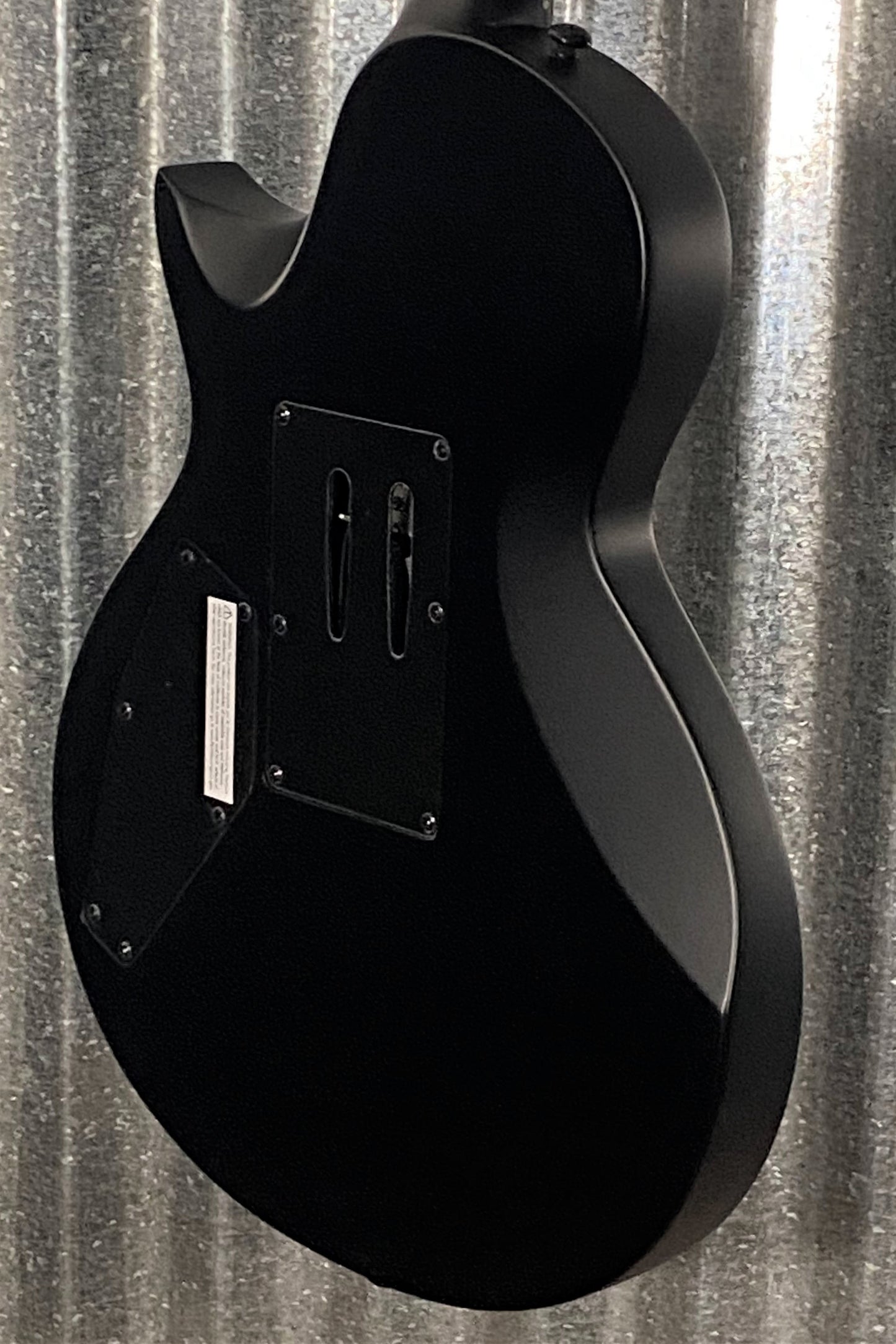 ESP LTD EC Black Metal Eclipse Seymour Duncan Black Satin Guitar LECBKMBLKS #0863 Used