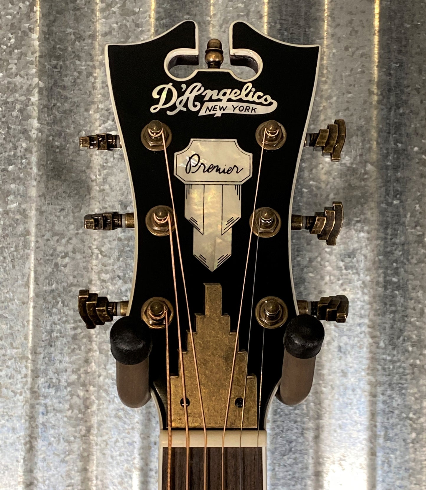 D'Angelico Premier Gramercy Grand Auditorium CE Iced Tea Burst Acoustic Electric Guitar #4843