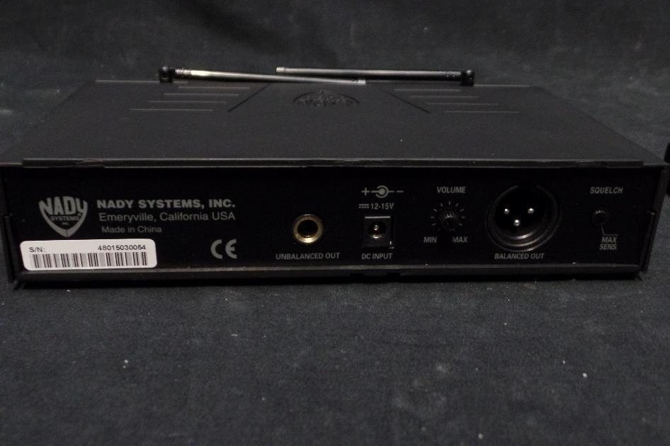 Nady UHF-4 High Band Professional Wireless Microphone System For Parts Only