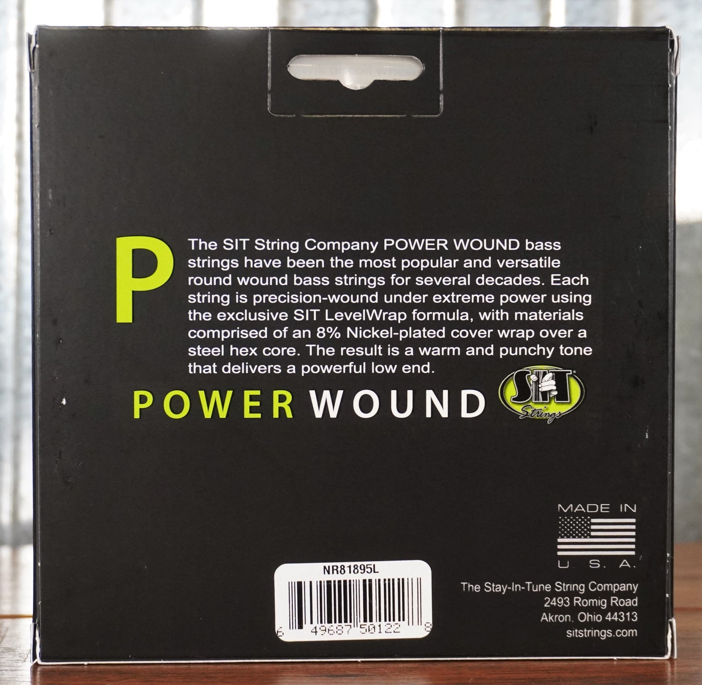 SIT Strings Power Wound 8 String Octave Nickel Bass Set NR81895L