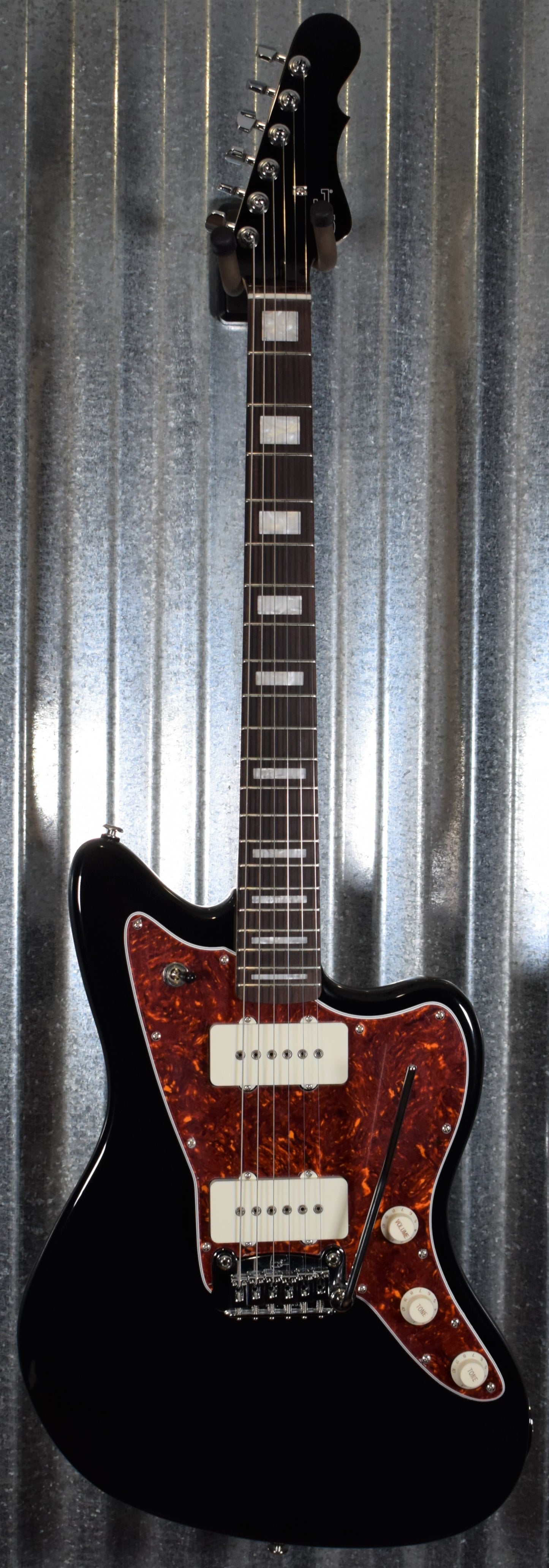 G&L USA Doheny Jet Black Rosewood Satin Neck Guitar & Case #5349