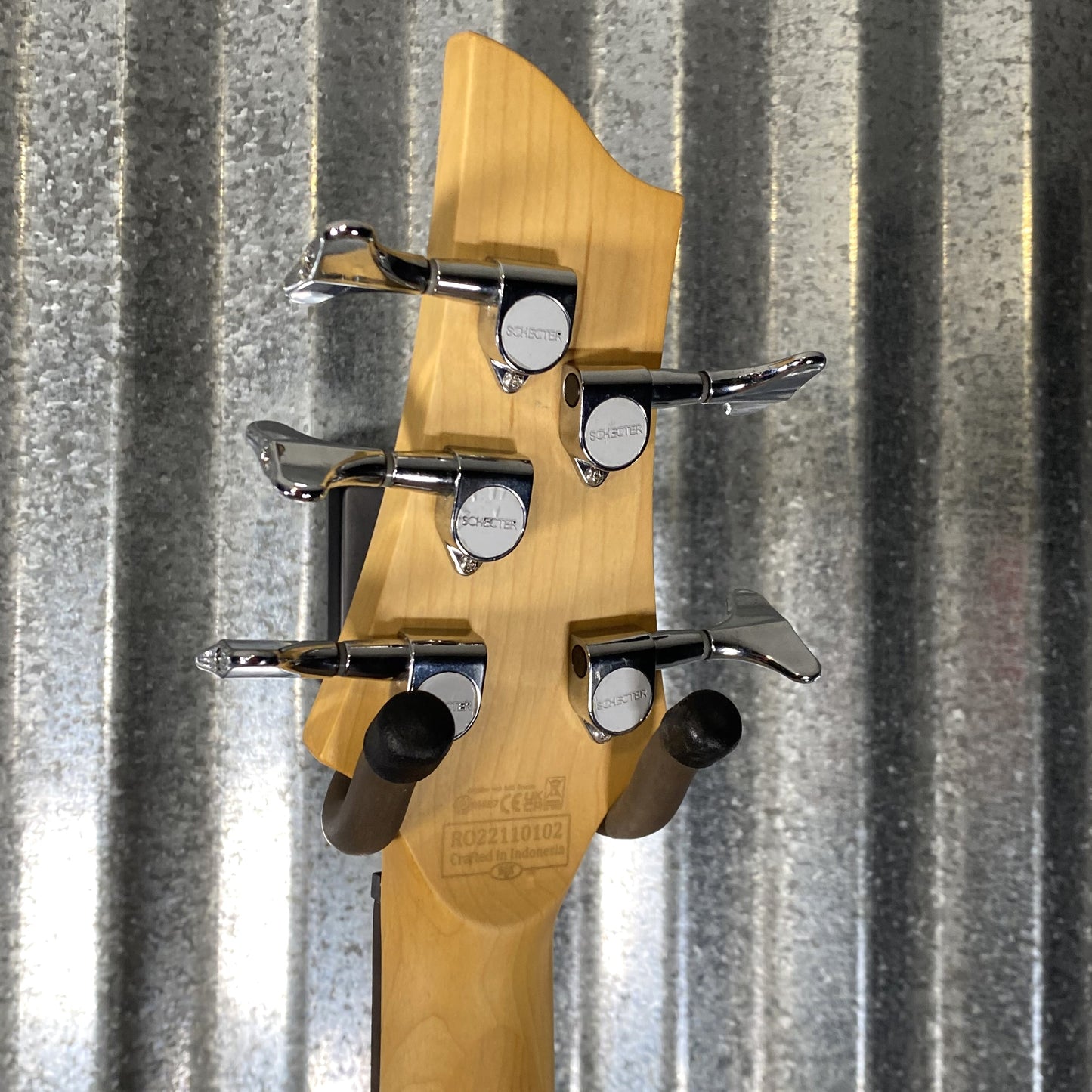 Schecter C-5 Plus 5 String Bass See Through Cherry Burst #0102