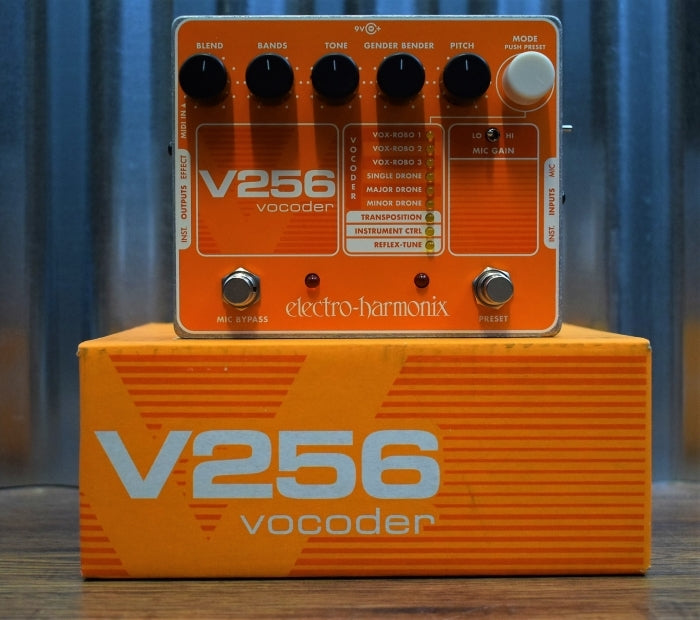 Electro-Harmonix EHX V256 Vocoder Vocal & Guitar Effect Pedal