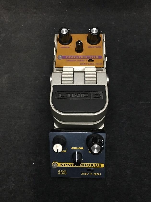 Line 6 Tonecore Dock Station & Constrictor Compressor & Space Chorus Modules