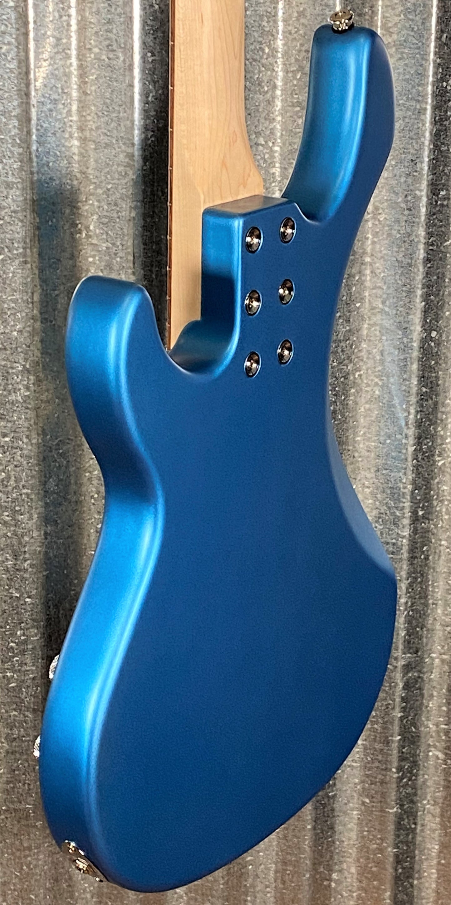 G&L USA SB-2T Tone Mod Lake Placid Blue Frost 4 String Bass & Case #6003