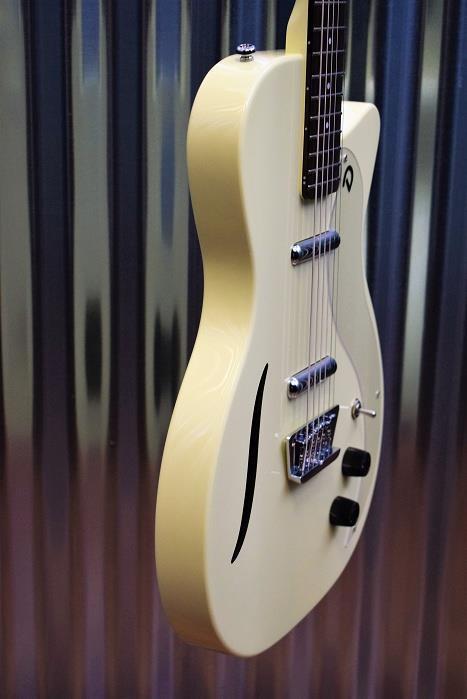 Danelectro 56 Vintage Baritone Semi Hollow Electric Guitar White #7716