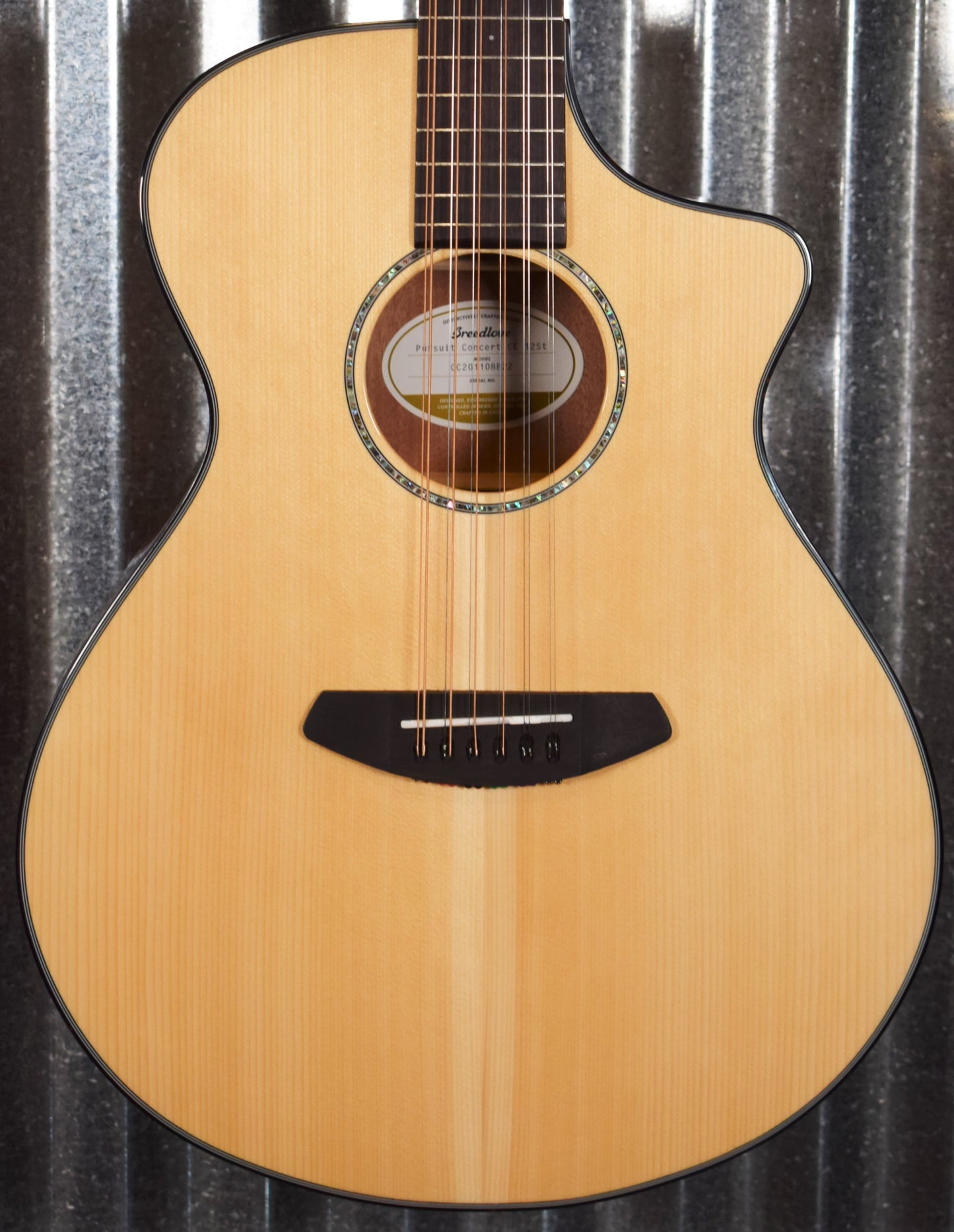 Breedlove Pursuit Concert CE 12 String Mahogany Acoustic Electric Guitar #8822 Blem