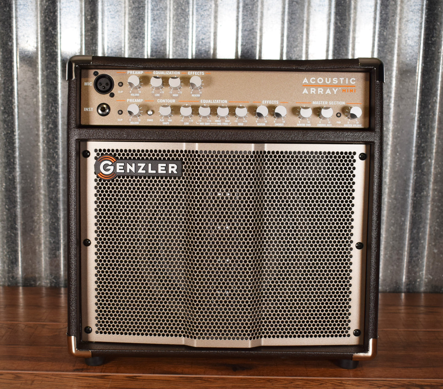 Genzler AA-MINI Acoustic Array MINI 100 Watt 8" & 4x1.5" Guitar Amplifier Combo Demo