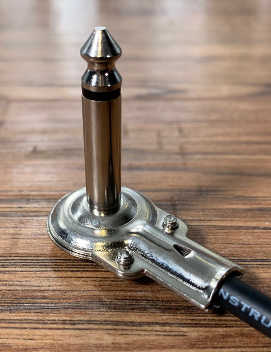 Hosa Flat Low Profile 4" Black Guitar Bass Effects Pedalboard Patch Cable 4 Pack