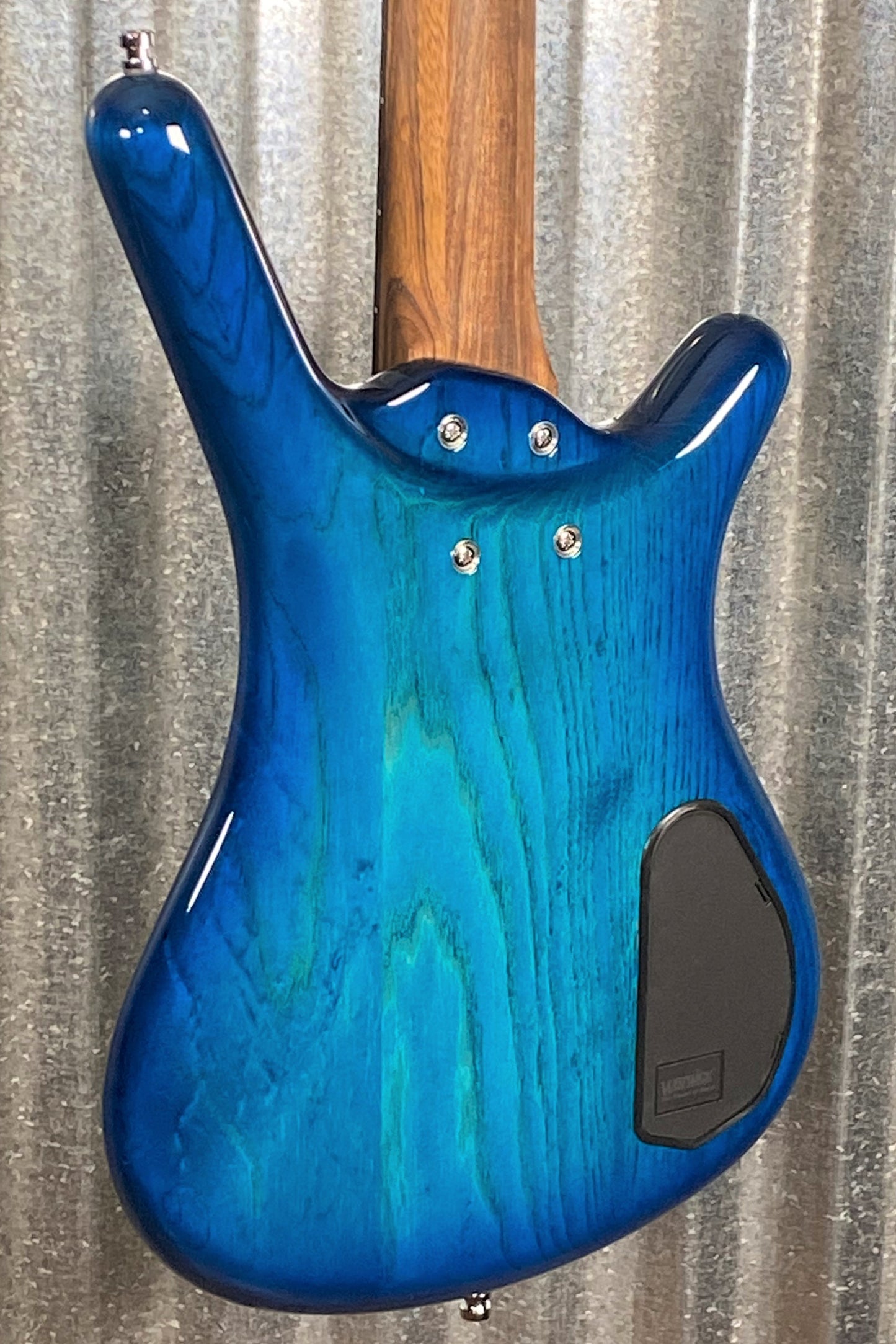 Warwick German Pro Series Corvette $$ Left Hand 5 String Bass LTD Edition Lagoon Blueburst & Bag #1822