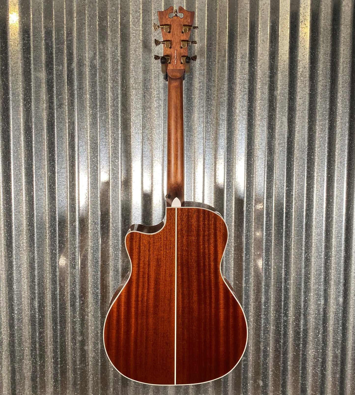 D'Angelico Premier Gramercy Grand Auditorium CE Iced Tea Burst Acoustic Electric Guitar #4843