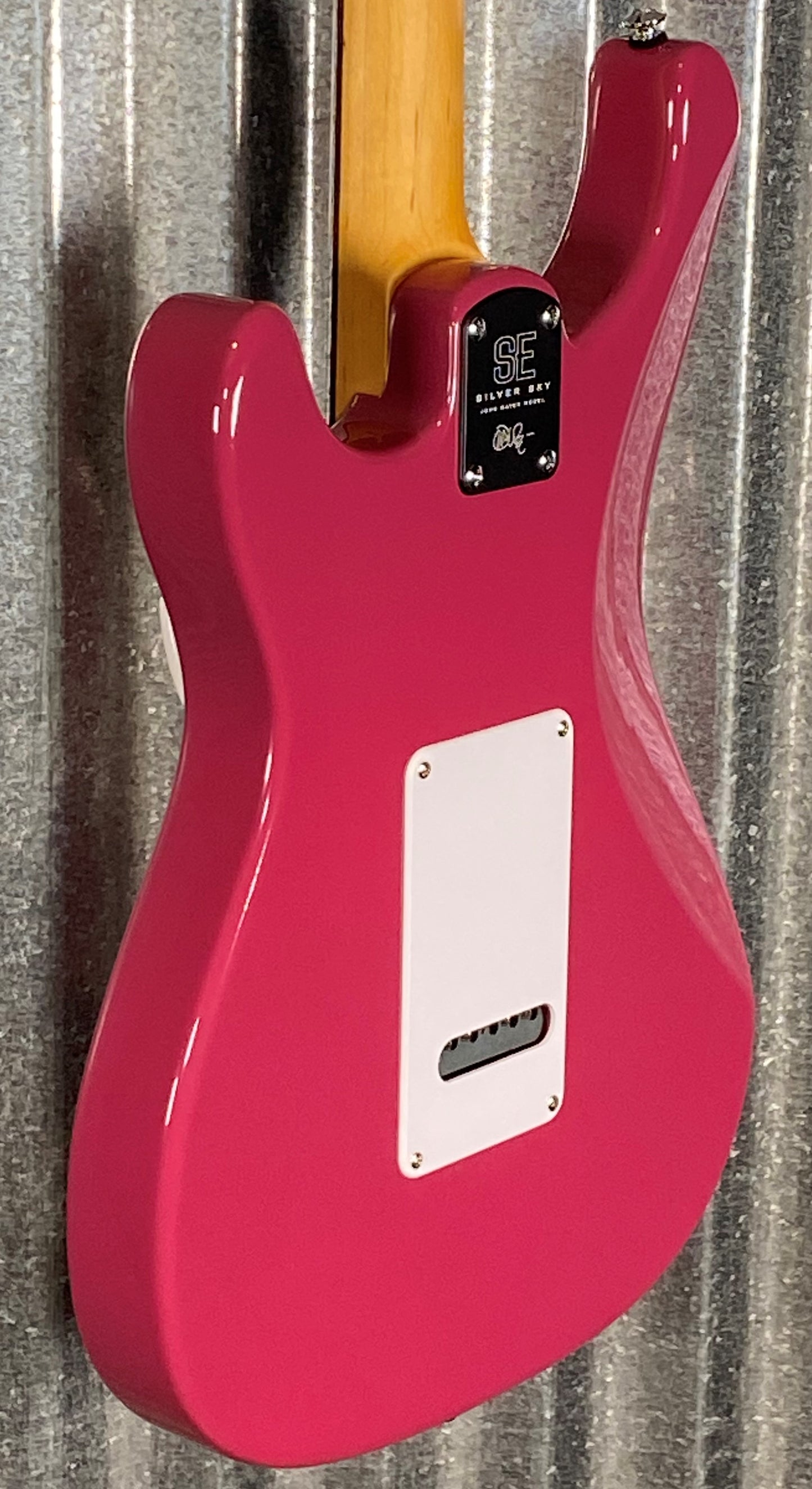 PRS Paul Reed Smith SE Silver Sky Dragon Fruit Guitar & Bag #2087