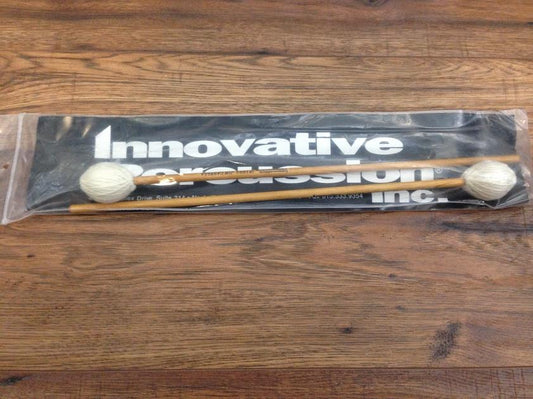 Innovative Percussion IP1003 Jim Casella Hard Marimba Birch Handle Mallets Pair*