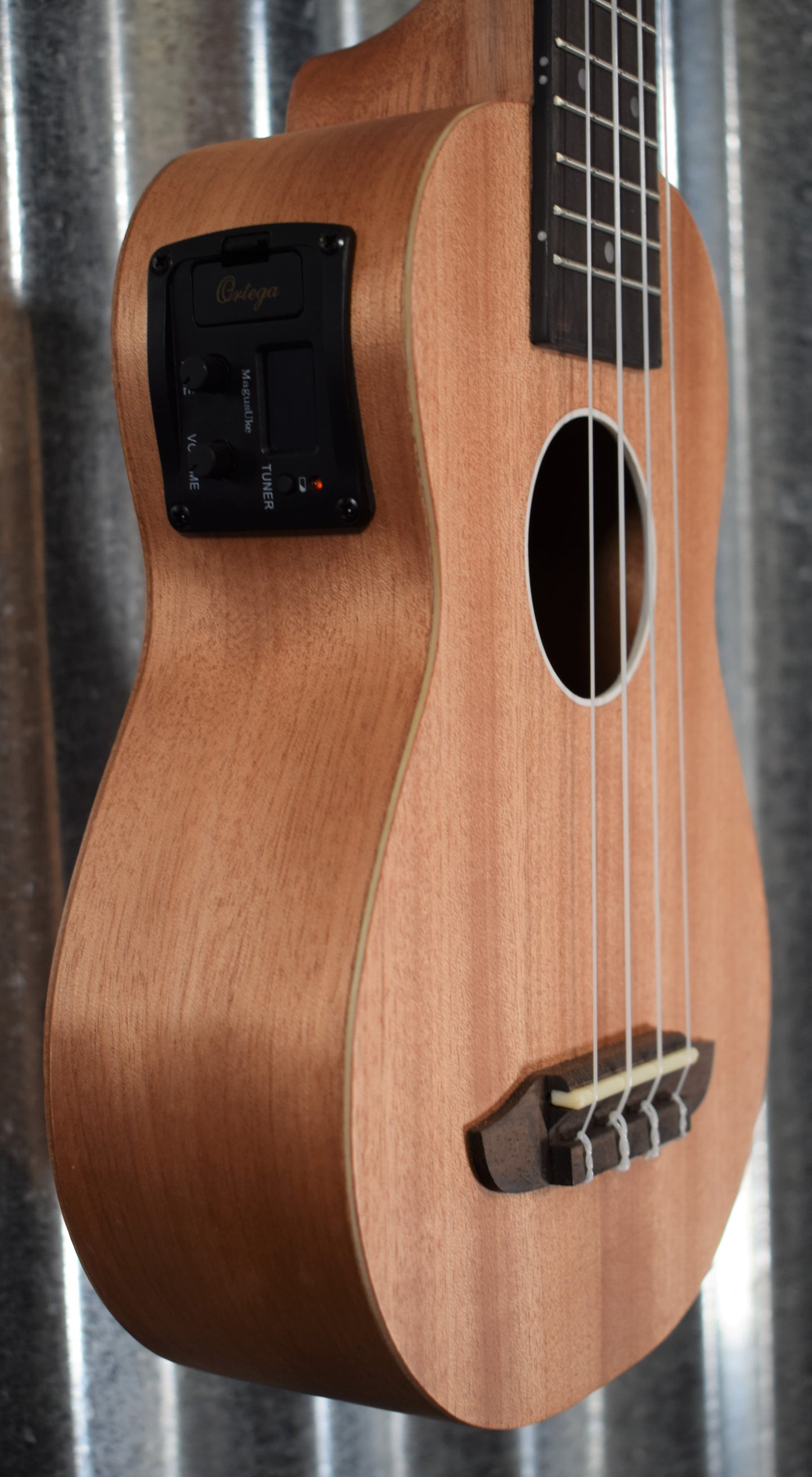 Ortega Guitars Friends Series RFU10SE Mahogany Acoustic Electric Soprano Ukulele & Bag