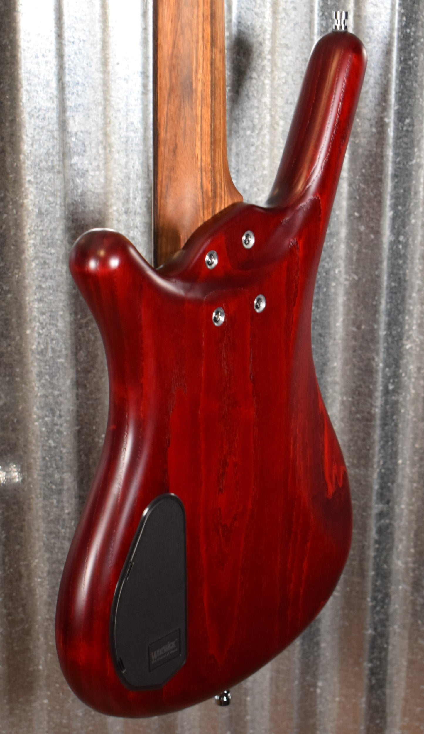 Warwick German Pro Series Corvette $$ 5 String Active Bass Burgundy & Bag #7421