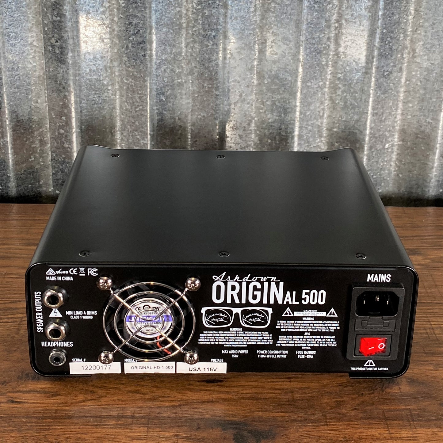 Ashdown Engineering OriginAL 500 Watt Bass Amplifier Head OriginAL-500H Demo