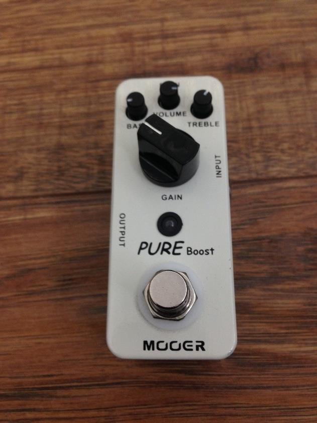 Mooer Audio Pure Boost Clean Boost Effects Pedal FX for Electric Guitar Used
