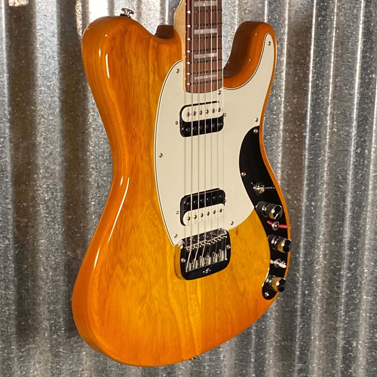 G&L USA CLF Research Espada HH Honeyburst Guitar & TKL Case #8087