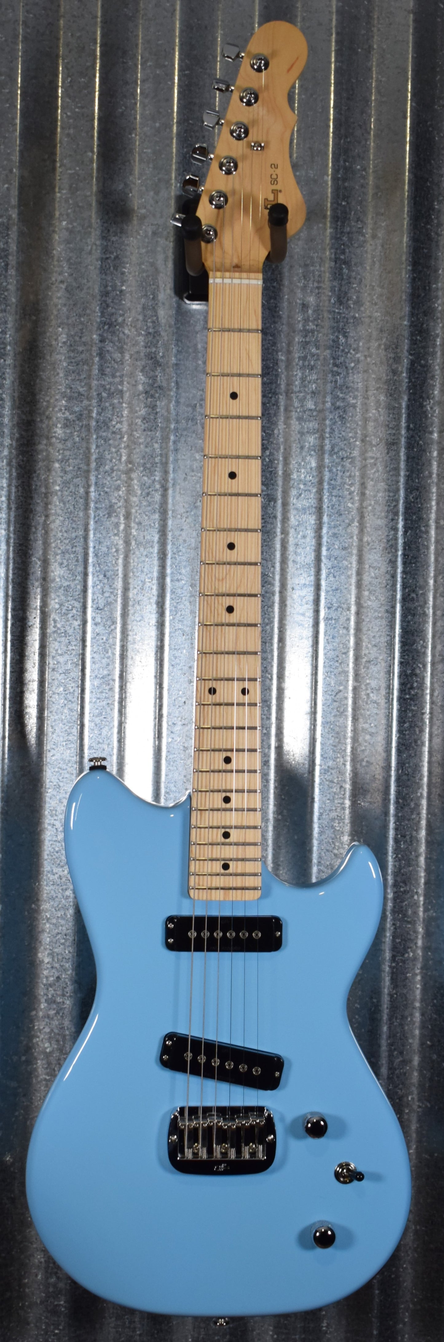 G&L USA SC-2 Himalayan Blue Guitar & Bag SC2 #6006