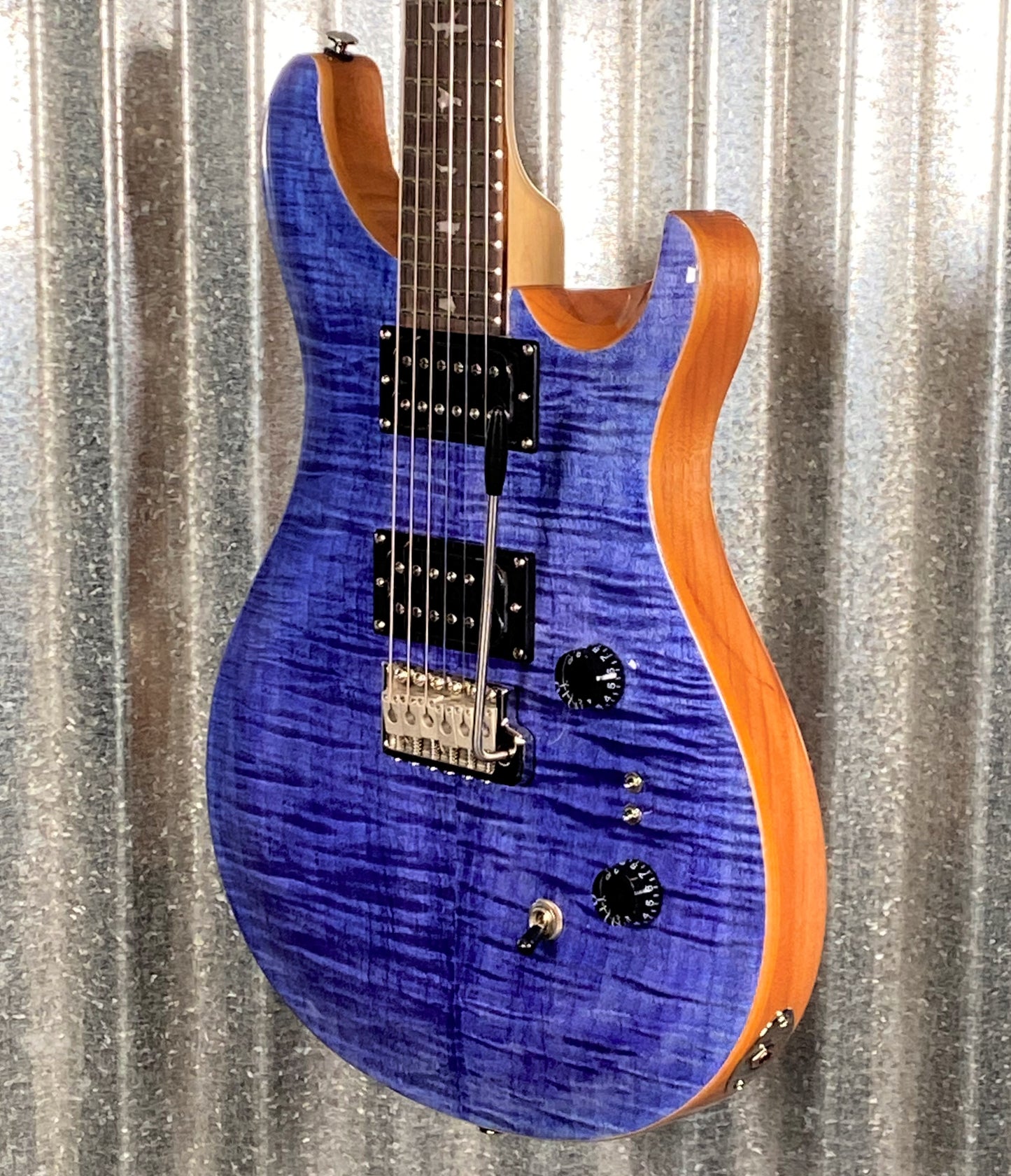 PRS Paul Reed Smith SE Custom 24-08 Faded Blue Guitar & Bag #7633