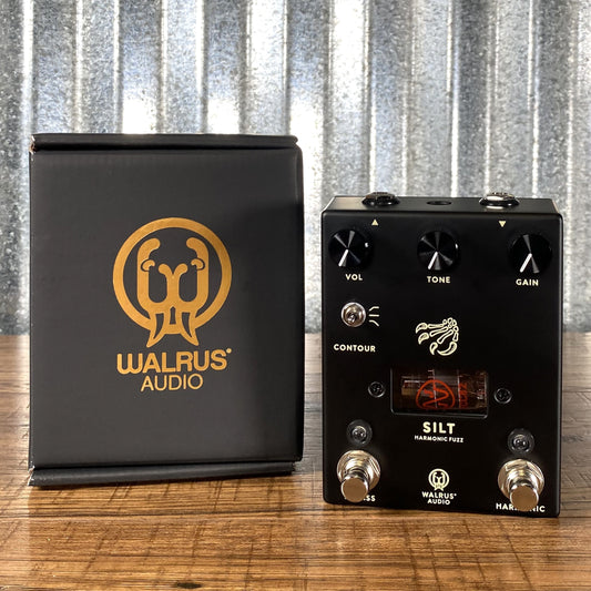 Walrus Audio SILT Harmonic Tube Fuzz  Guitar Effect Pedal Black