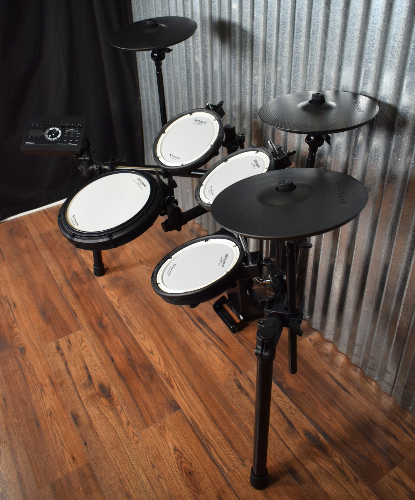 Roland TD-17KVX V-Drums Electronic Drum Kit & MDS Compact Drum Stand