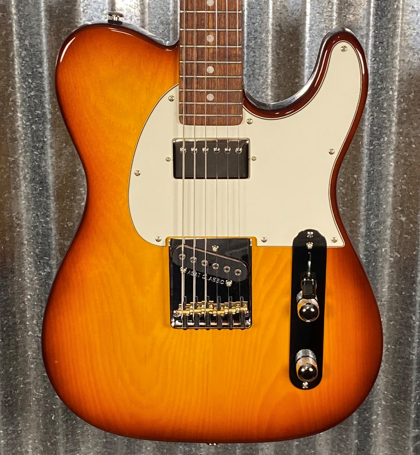 G&L USA 2021 Fullerton Deluxe ASAT Classic Bluesboy Old School Tobacco Sunburst Guitar & Bag #4096 Used