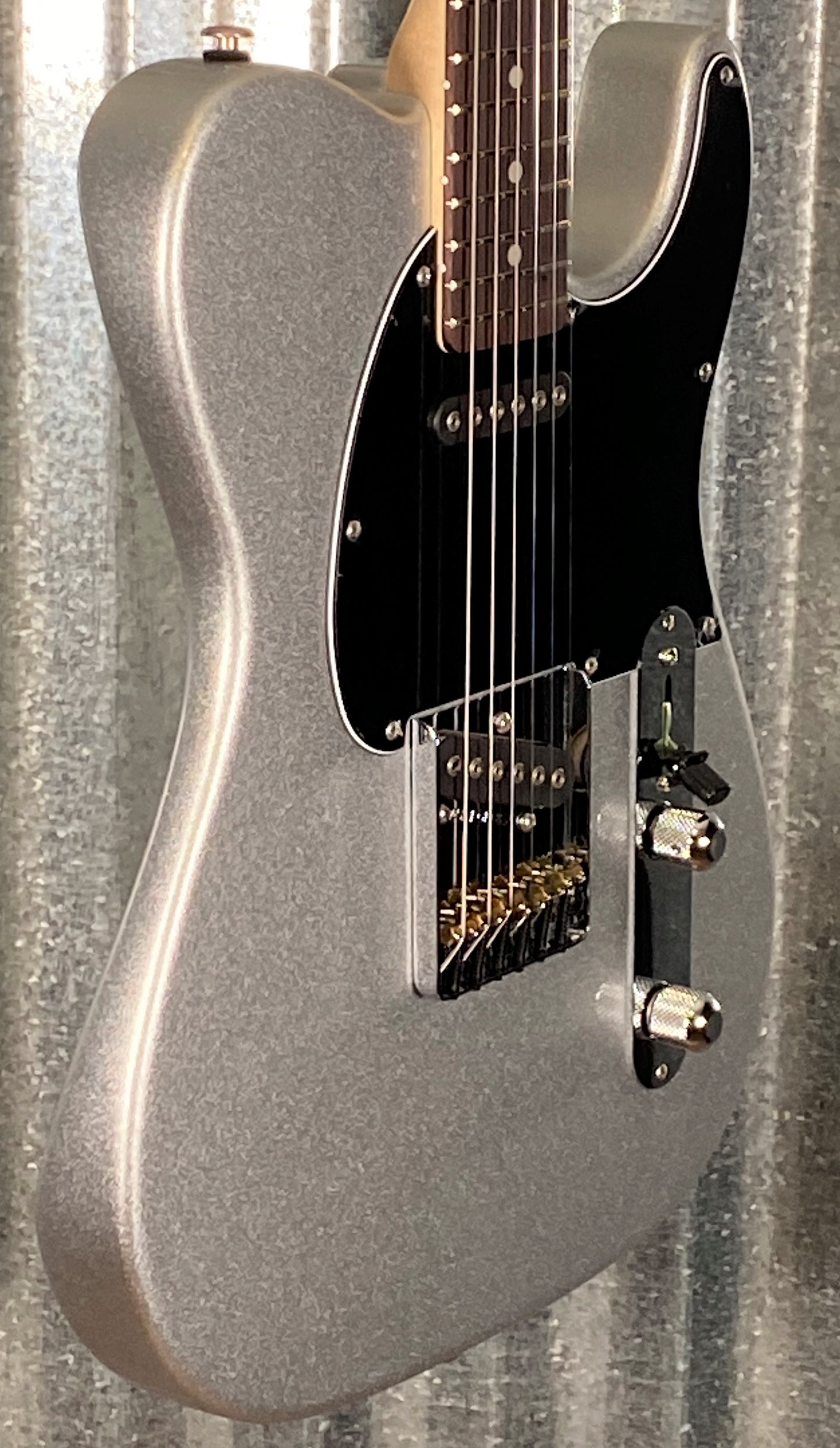 G&L USA ASAT Classic Silver Metallic Guitar & Case #5158