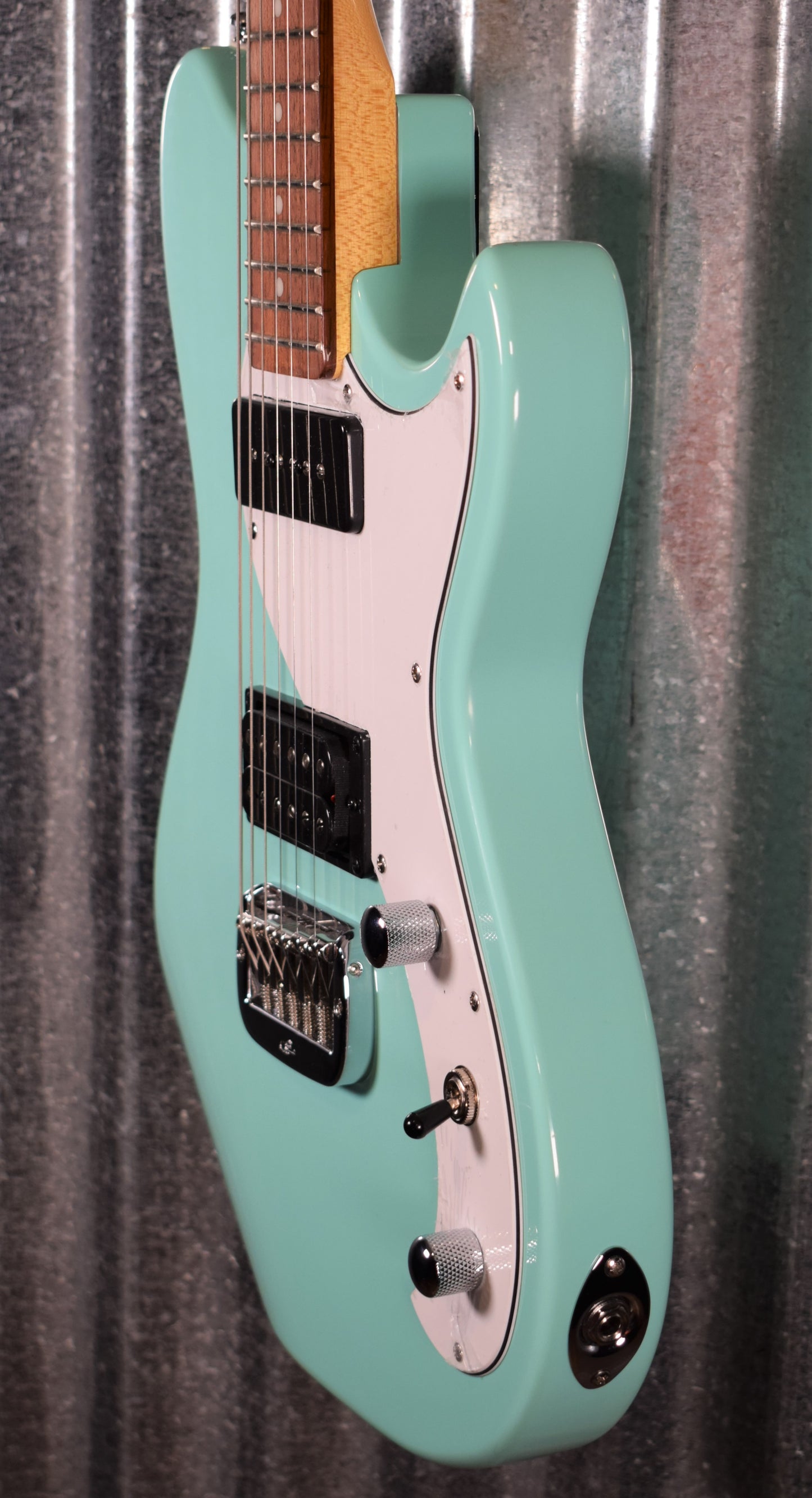 G&L Tribute Fallout Seafoam Green Guitar #9124 Demo