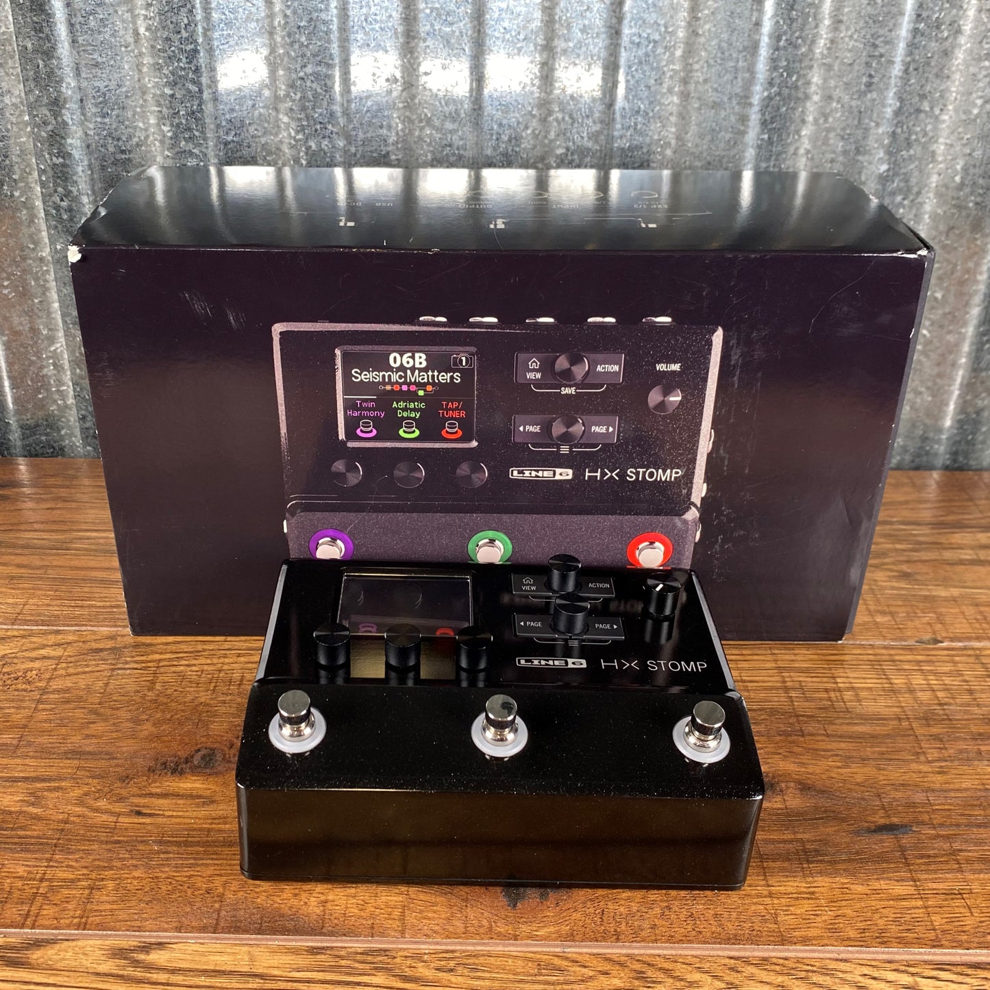 Line 6 HX Stomp Multi Effect Modeling Guitar Bass Effect Pedal Used