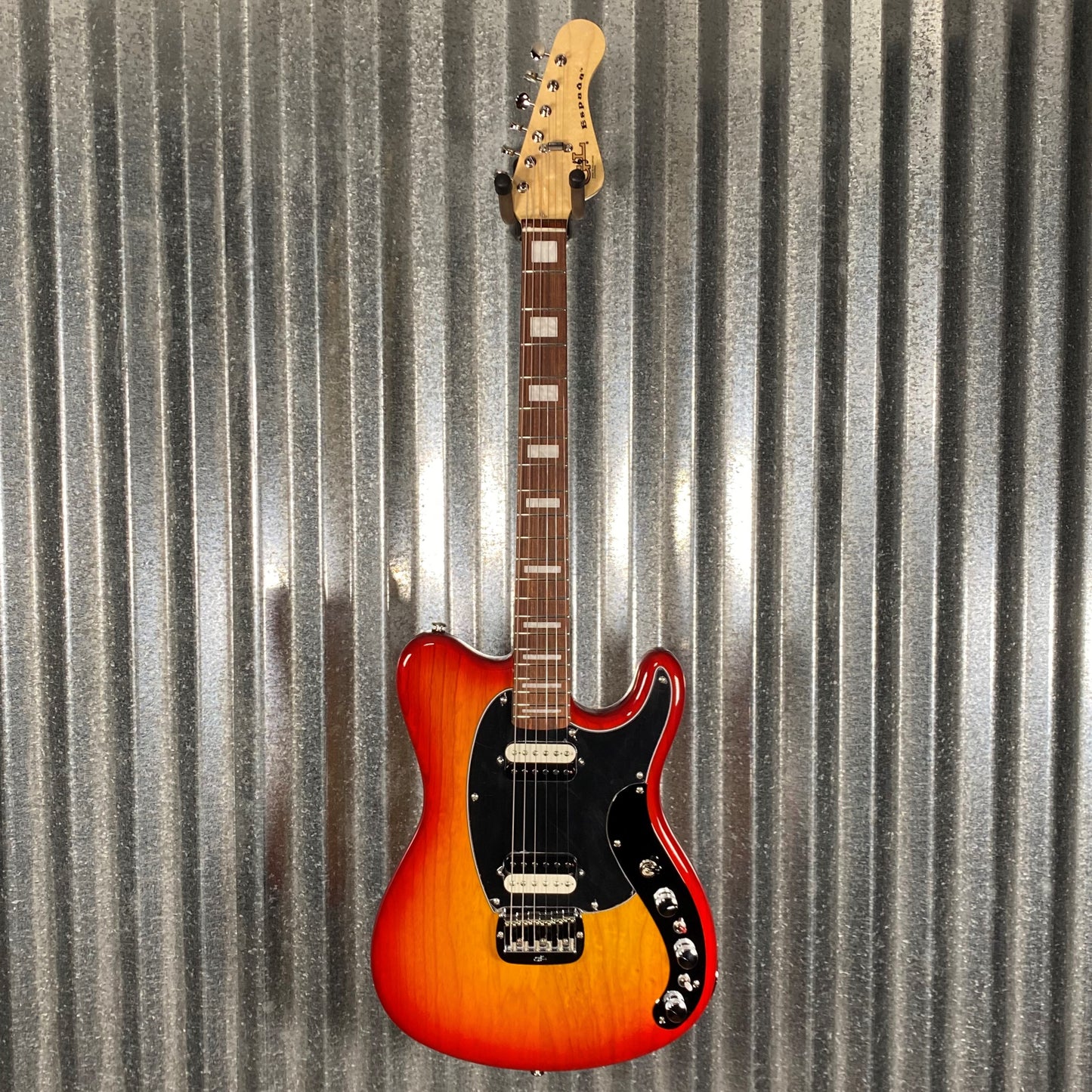 G&L USA CLF Research Espada HH Cherryburst Guitar & Bag #7045