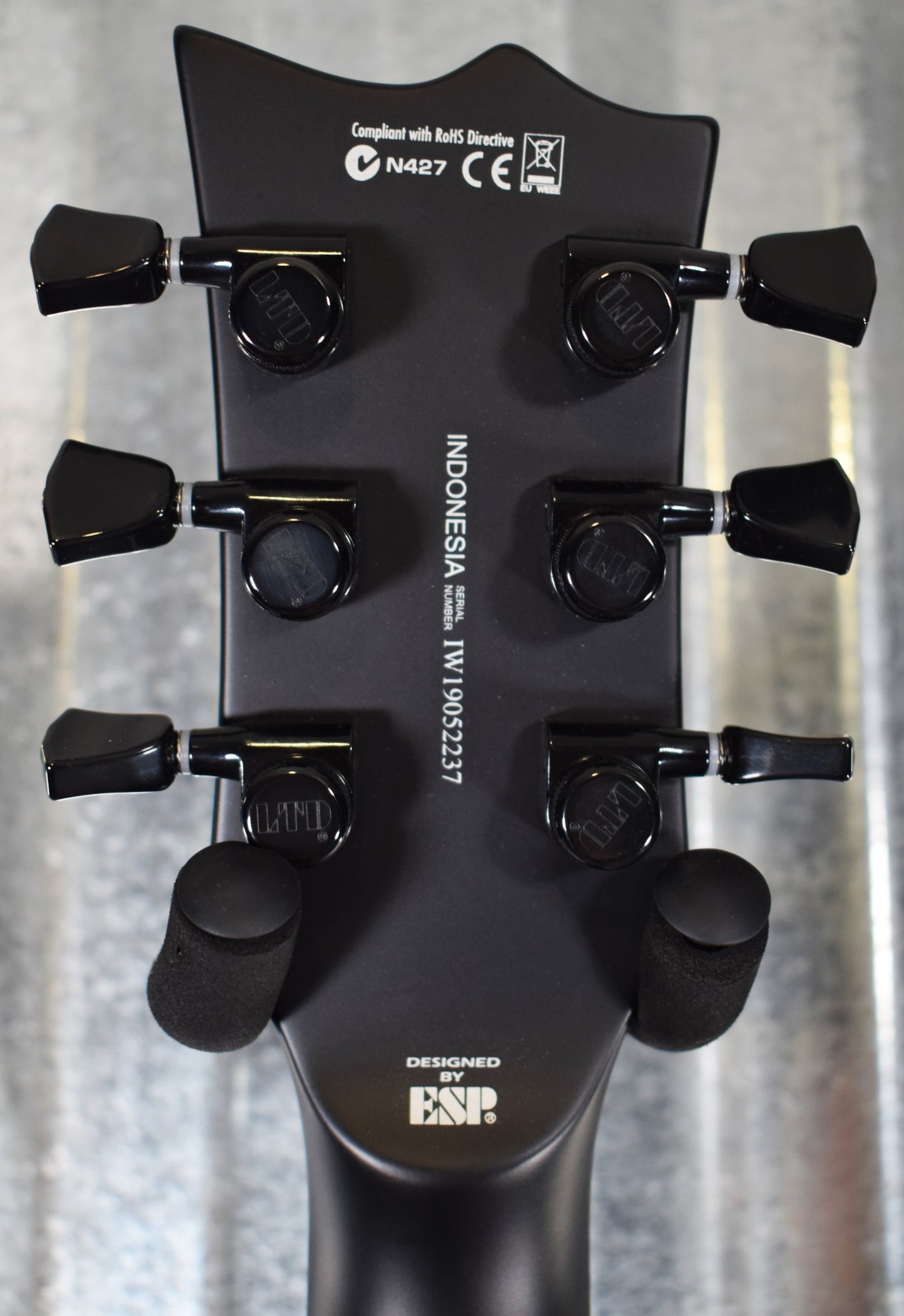 ESP LTD EC-1001T Custom Silver Sunburst Satin EMG Guitar EC1001TCTMSSBS #2237 B Stock