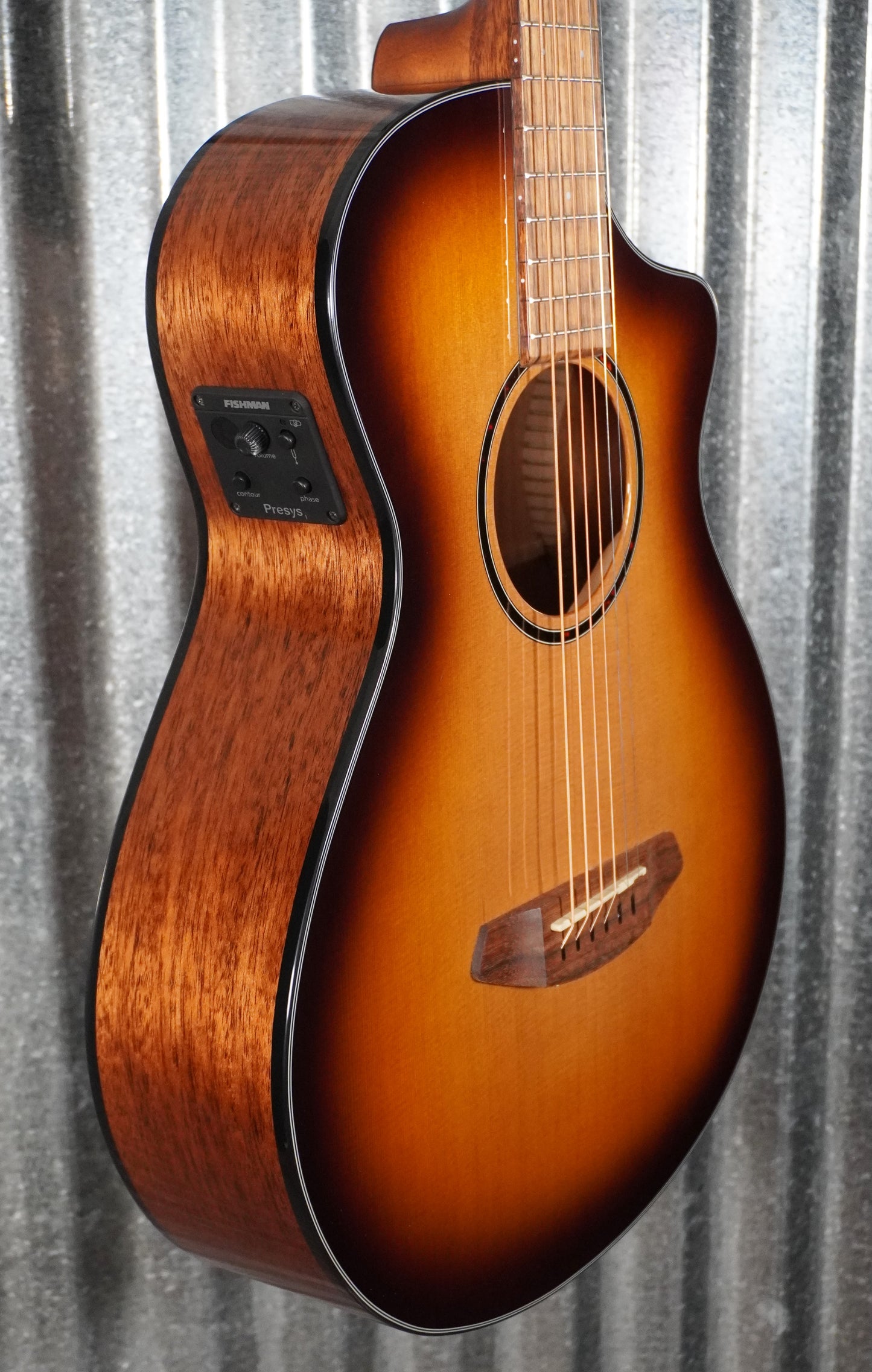 Breedlove Discovery S Concertina Edgeburst CE Red Cedar Acoustic Electric Guitar #9844
