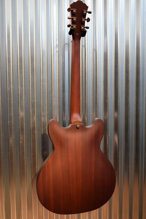 Washburn HB32DMK Distressed Matte Mahogony Semi Hollow Guitar #152
