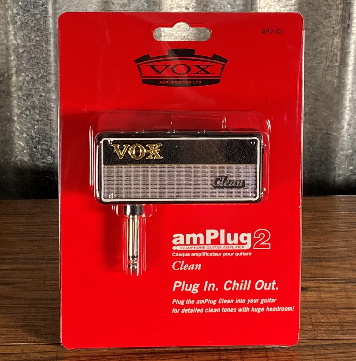 VOX amPlug 2 CLEAN Plug In Guitar Practice Headphone Amplifier AP2CL
