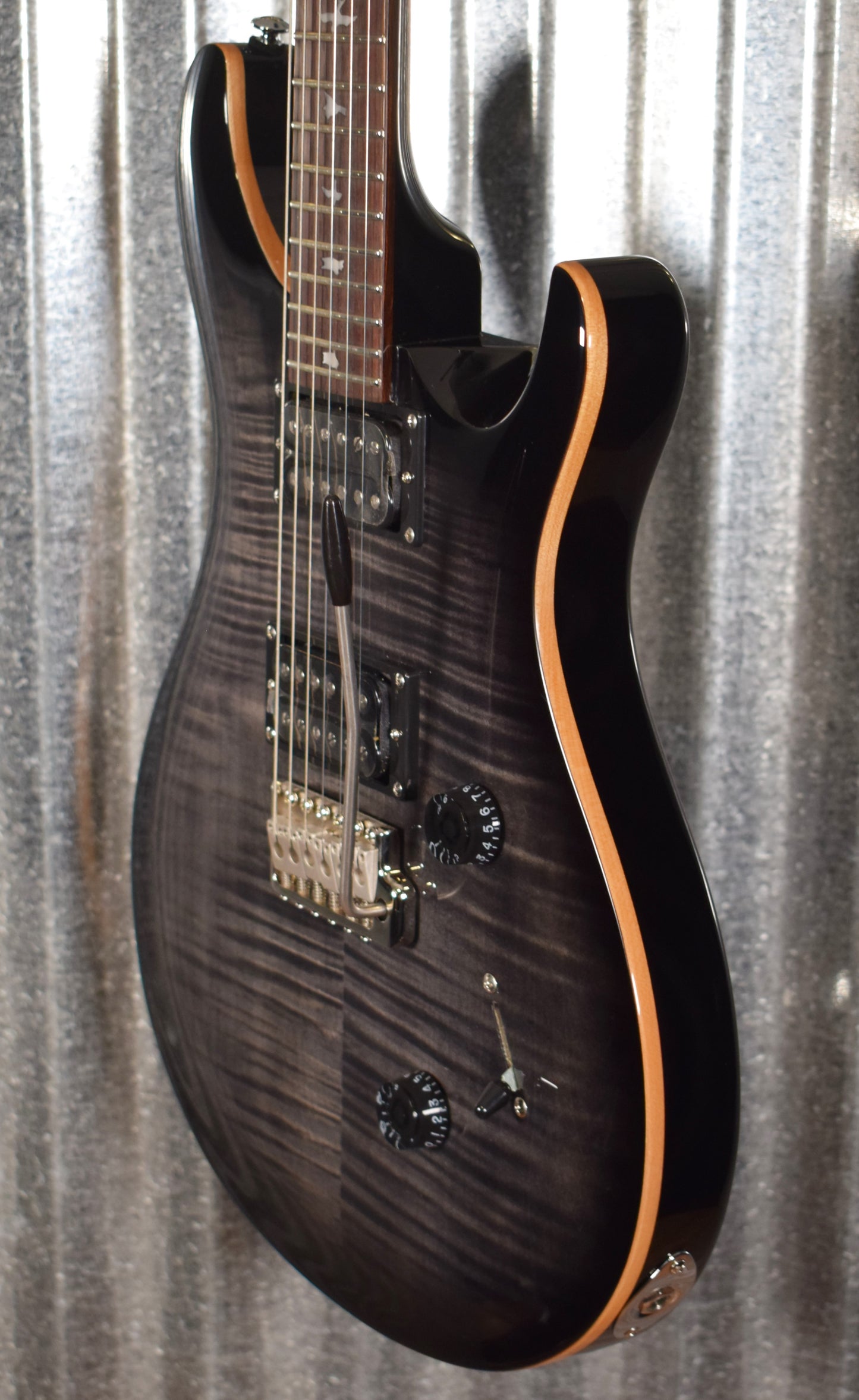 PRS Paul Reed Smith SE Custom 24 Charcoal Burst Guitar & Bag #0528