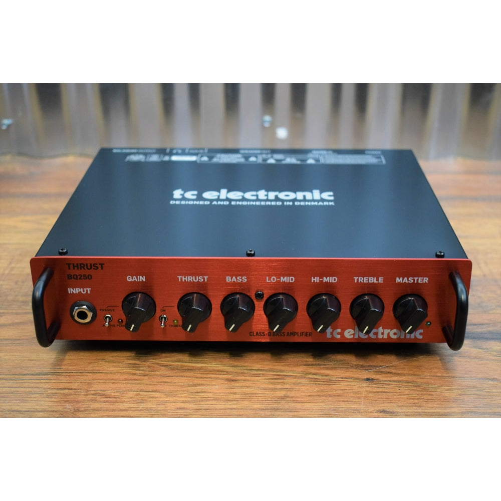 TC Electronic Thrust BQ250 250 Watt with Compressor Bass Head Amplifier
