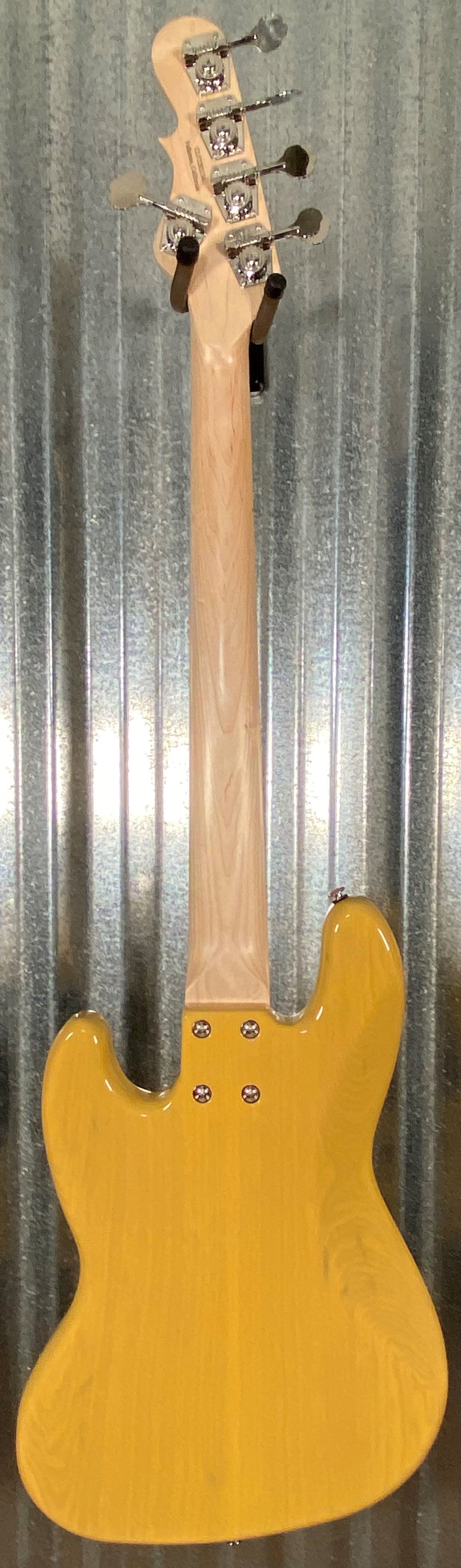 G&L USA JB-5 5 String Jazz Bass Butterscotch Blonde & Case JB5 #2134