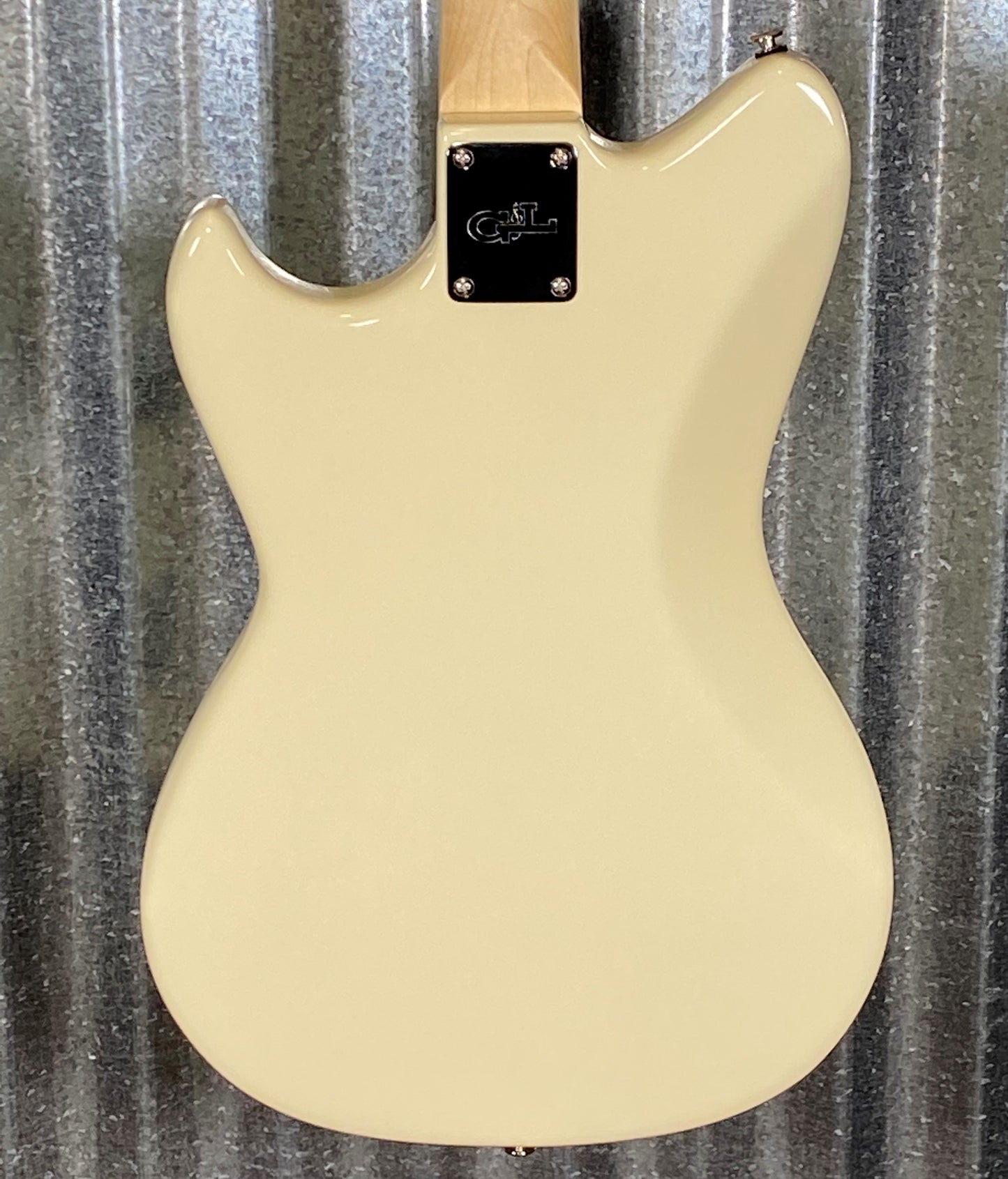 G&L USA Custom Fallout 4 String Short Scale Bass Vintage White & Bag #8044