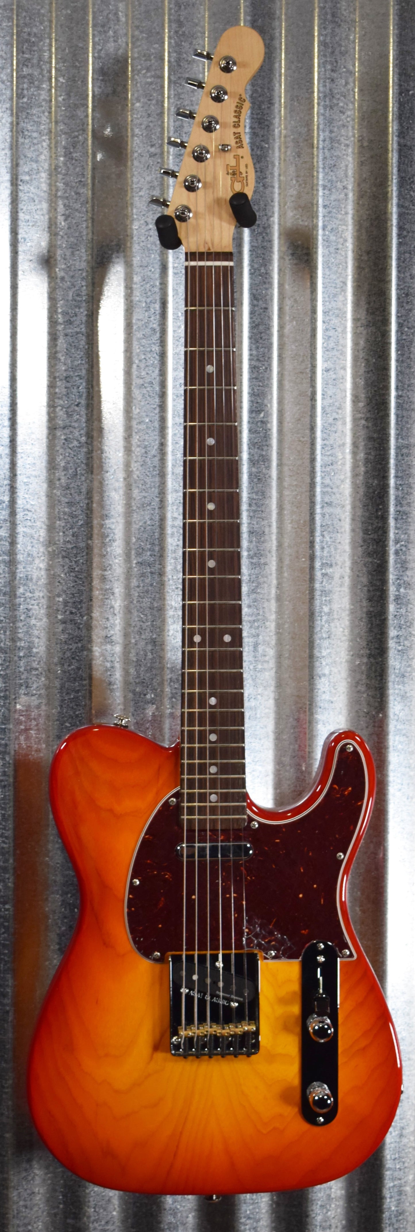 G&L Guitars USA ASAT Classic Cherryburst Electric Guitar & Case 2016 #7883 Used