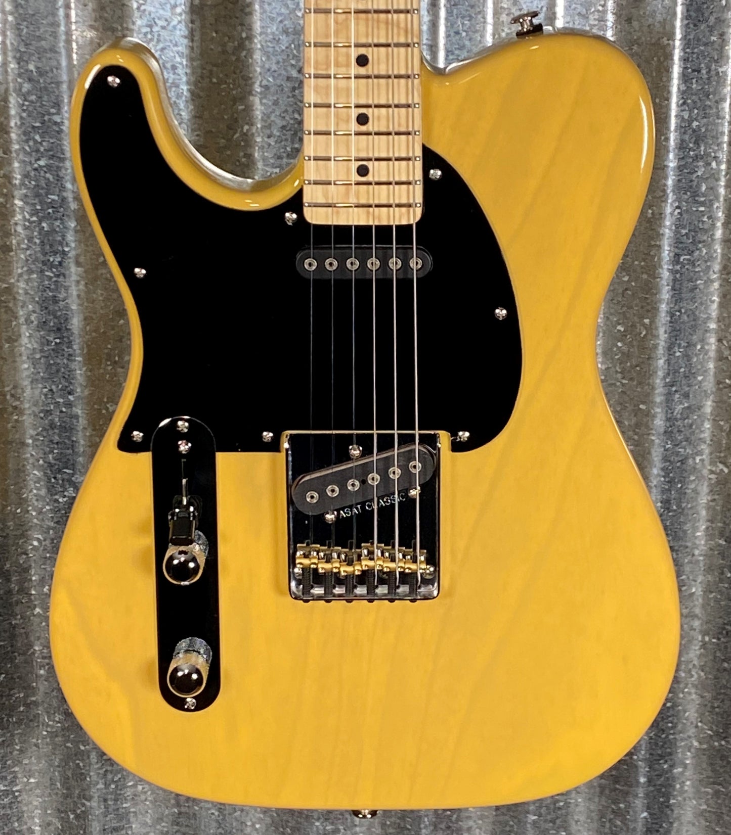 G&L USA ASAT Classic Butterscotch Blonde Left Hand Guitar & Bag #5002 Used