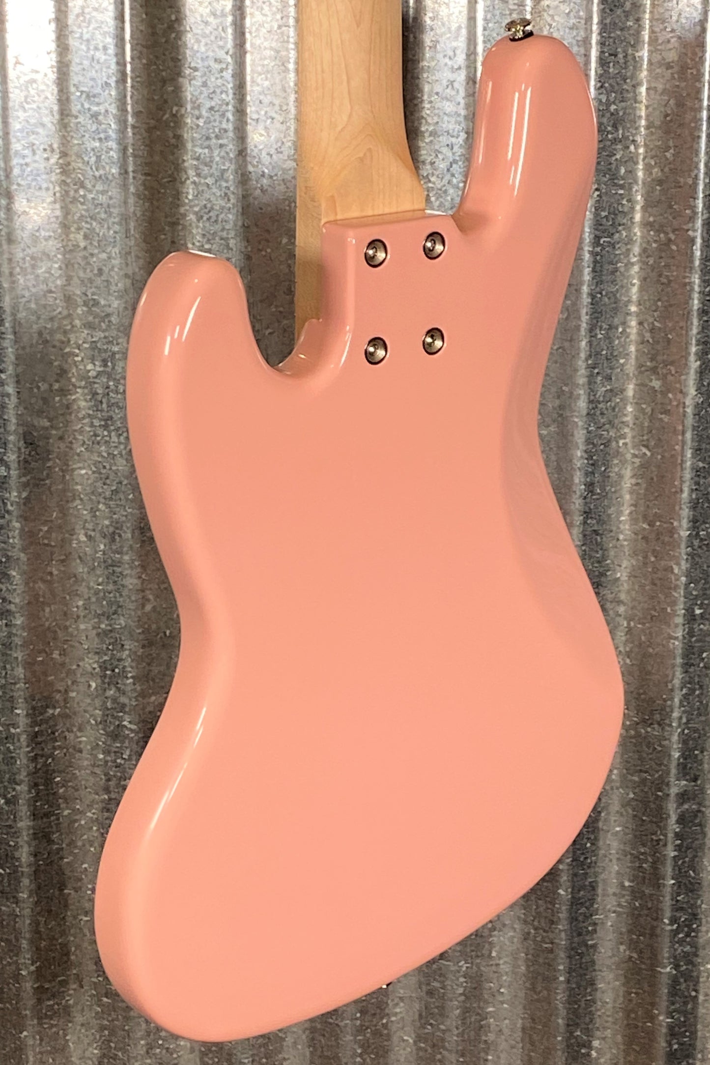 G&L USA JB5 Shell Pink 5 String Bass JB-5 & Case #7408