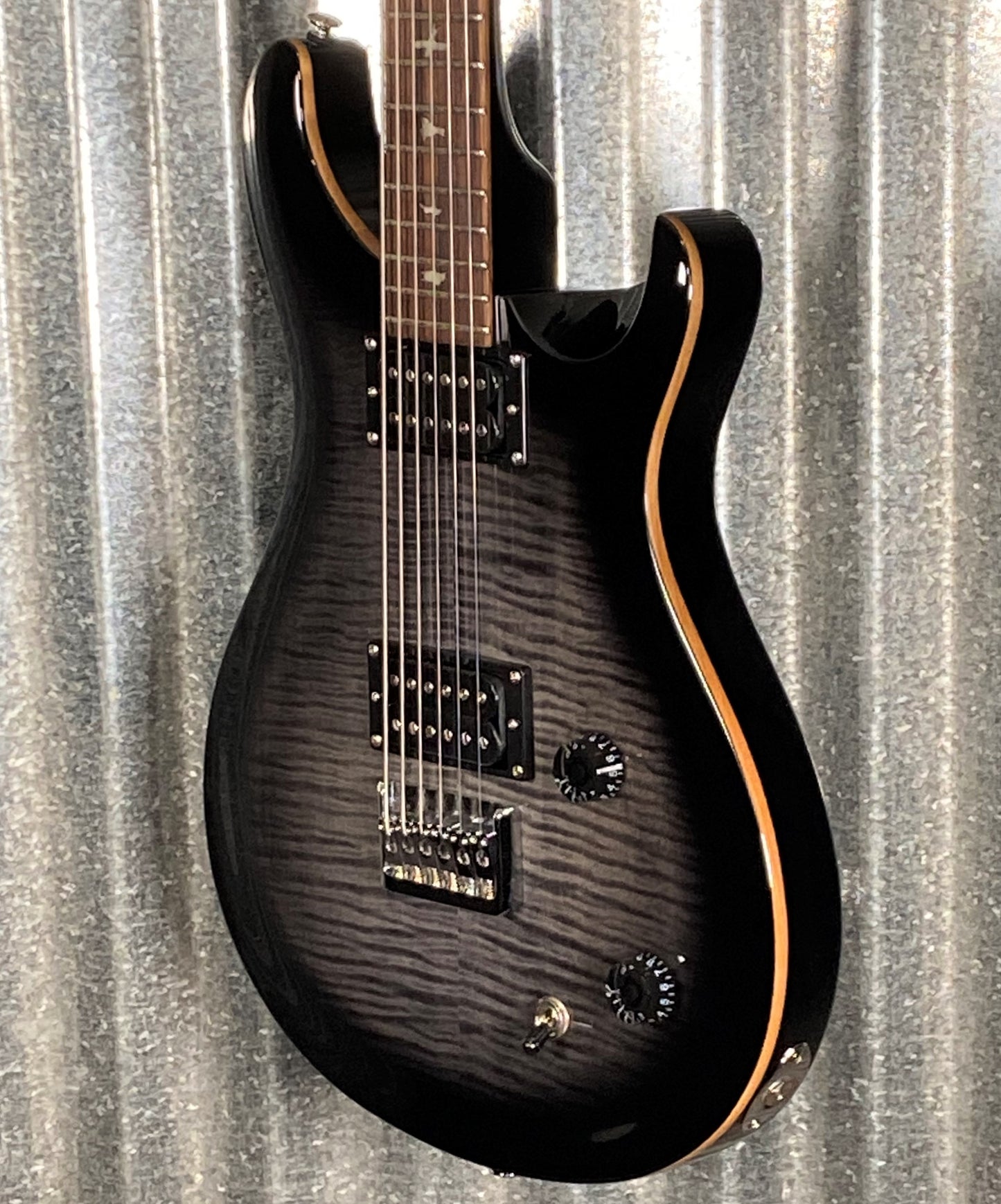 PRS Paul Reed Smith SE 277 Carve Top Charcoal Burst Baritone Guitar & Bag #6335