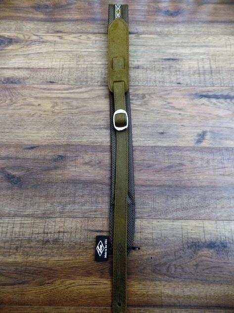 LM Products LS-21 Snake Embossed Cowhide Leather Guitar Strap